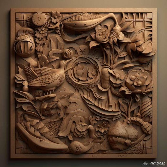 نموذج ثلاثي الأبعاد لآلة CNC 3D Art 